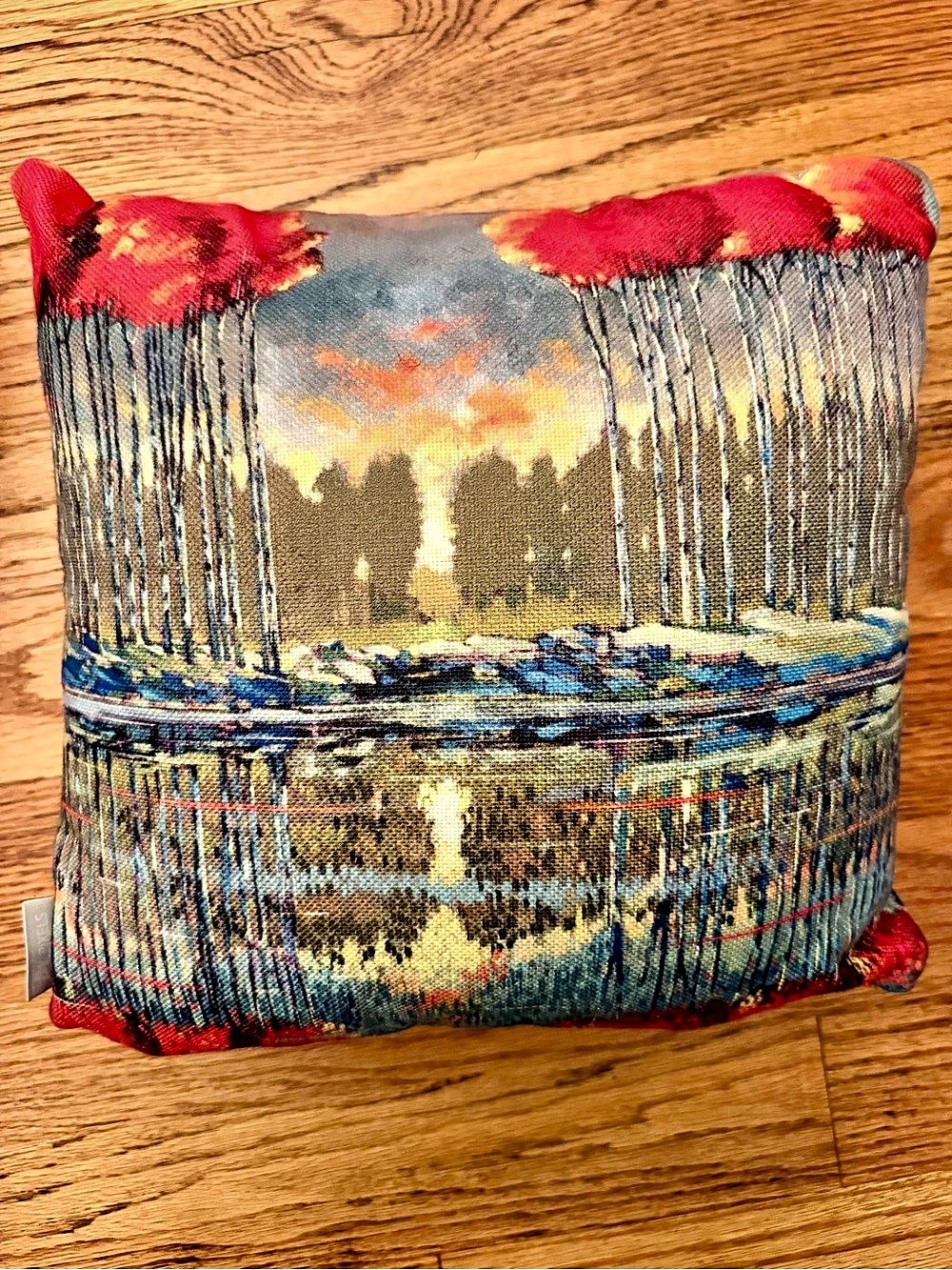 PX PIXELS “Ford Smith - On the Rocks”  - Square Decorative Throw Pillow 14x14